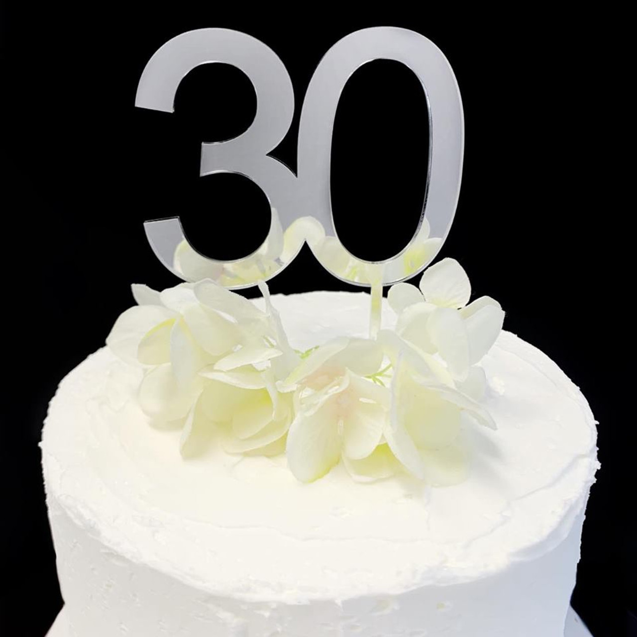 Bar Fondant 30th Birthday Cake with Edible Images Around - CS0275 – Circo's  Pastry Shop