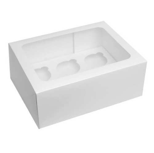 Cupcake box with insert - 6 hole
