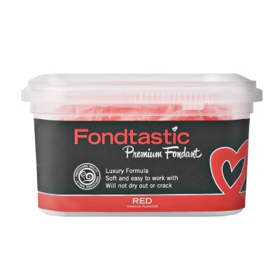 Fondtastic red fondant - 250g