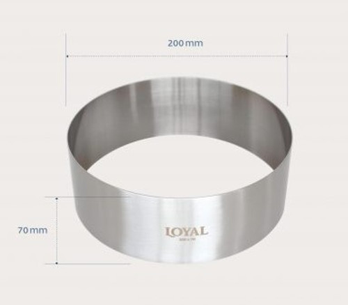 Food/Stacker Rings S/S-200mm Food/Stacker Rings S/S-200mm