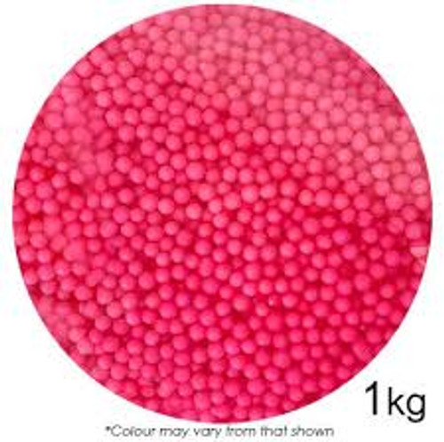 SPRINK'D | SUGAR BALLS | BRIGHT PINK | 4MM | 120G SPRINK'D | SUGAR BALLS | BRIGHT PINK | 4MM | 120G