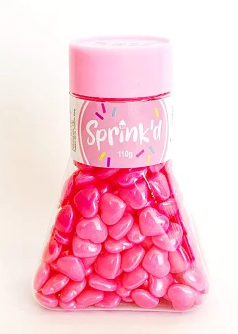 SPRINK'D | HEARTS | BRIGHT PINK | 12MM | 110G SPRINK'D | HEARTS | BRIGHT PINK | 12MM | 110G