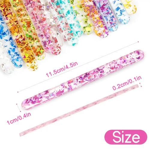 Acrylic Popsicle Sticks - 8pc