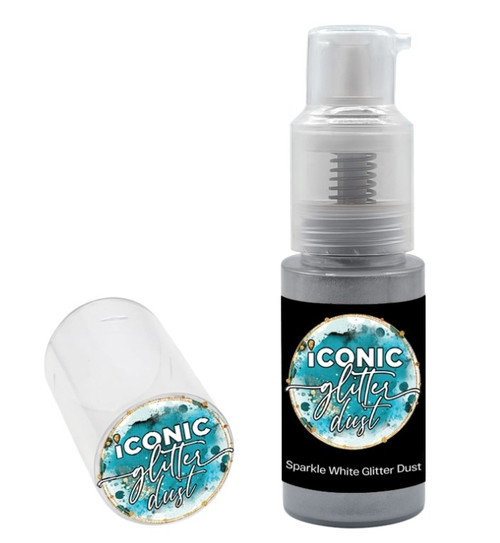 Sparkle White Puff Iconic Glitter Dust