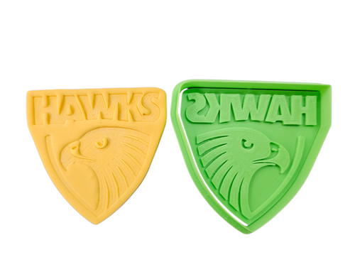 AFL- Hawthorn Cookie Cutter & Embosser AFL- Hawthorn Cookie Cutter & Embosser