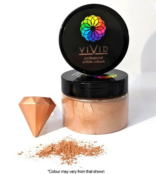 Vivid Edible Metallic  Dust- Champagne 50g