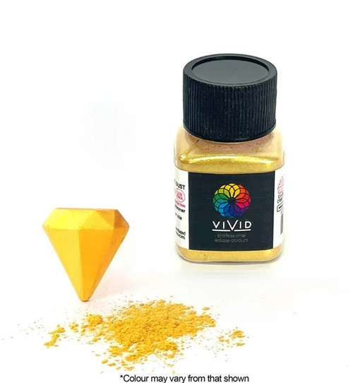 Vivid- Super Gold Edible Metallic Dust - 10g