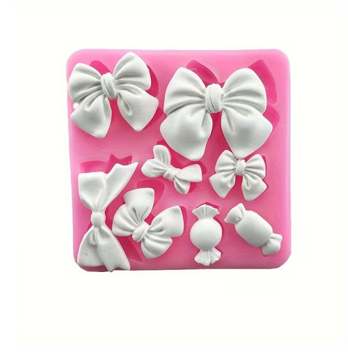 Sweet Bows Silicone Mold - 8 Cavity
