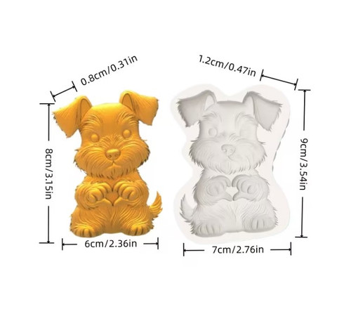 Yorkie Silicone Mold