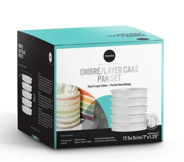 Mondo Pro Ombre / Layer Cake Pan 5 Set