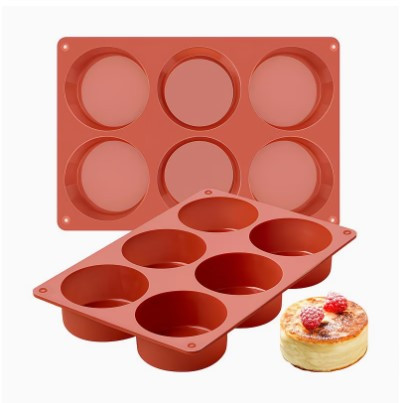 Cylinder Silicone Mold -  6 Cavity