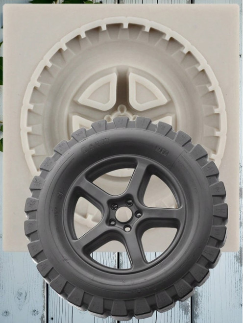 3D Tyre Silicone Mold