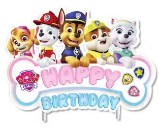Paw Patrol Cake Topper
