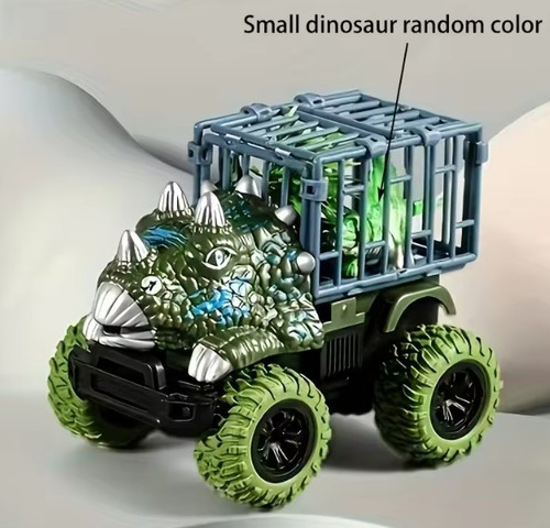 Pull Back Dinosaur- Triceratops