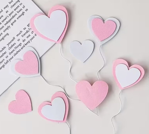 Foam Hearts On Wires