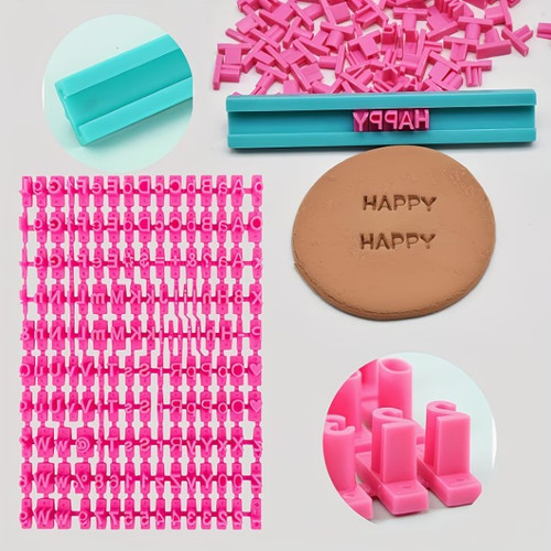 Alphabet Letter / Number/ Symbol Press Set