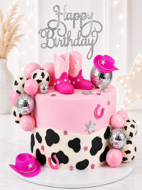 Cowgirl  Pink Party Mix- 22pc