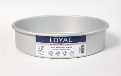 Loyal 12" Round Cake Tin - 12" x 3" deep