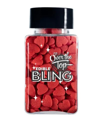 OTT Bling Love Hearts- Red 55g