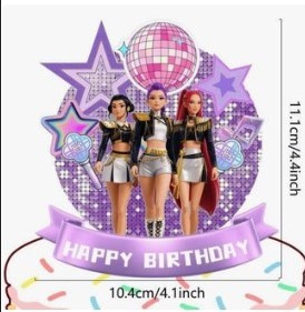 K-Pop Demon Hunters Cake Topper- style I
