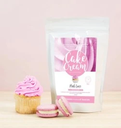 Cake Cream- swiss meringue buttercream- Pink Lace-  400g