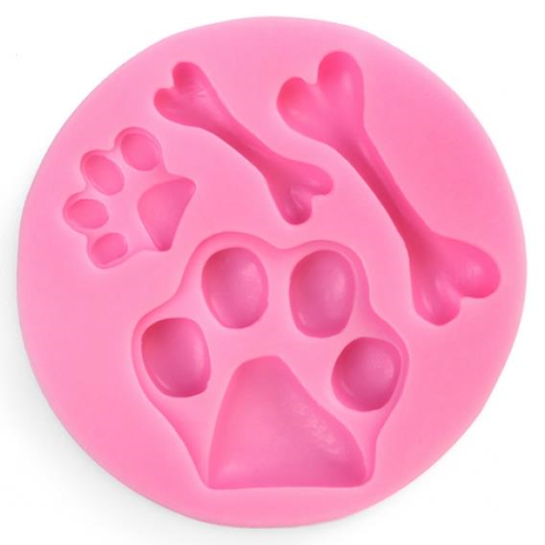 Silicone Mold - Paws & Bones