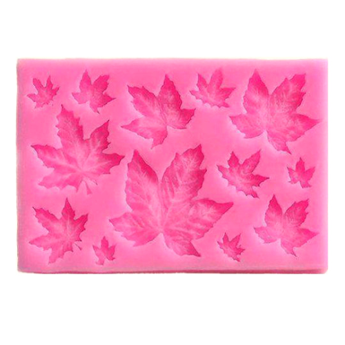 Maple Leaves 13 Cavity Silicone Mold