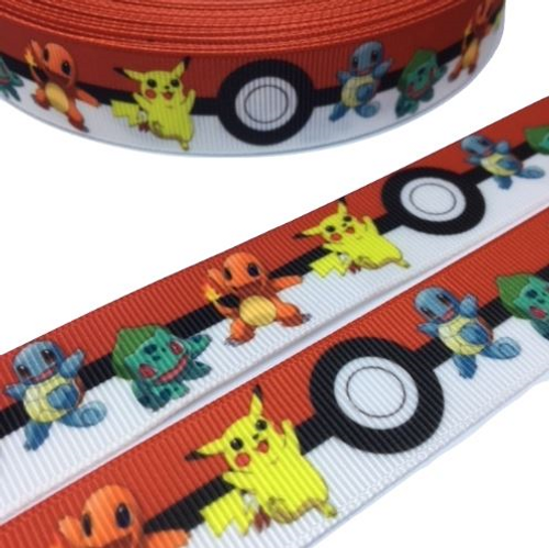 Pokemon Novelty Printed Ribbon