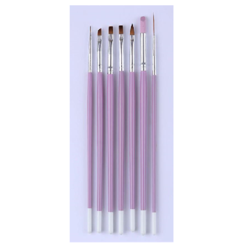 Fine Painting Brush Set 6pc + Shaper