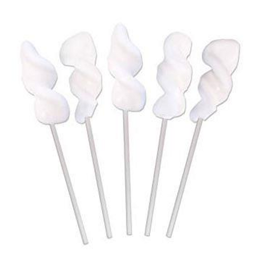 Twirly Lollipop White Shimmer - Small