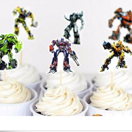 Cupcake Toppers 24pc - Transformers