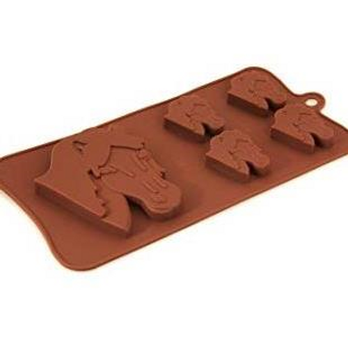 Silicone Chocolate Mold - HORSES