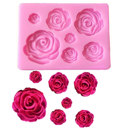 Roses 7cavity Silicone Mold
