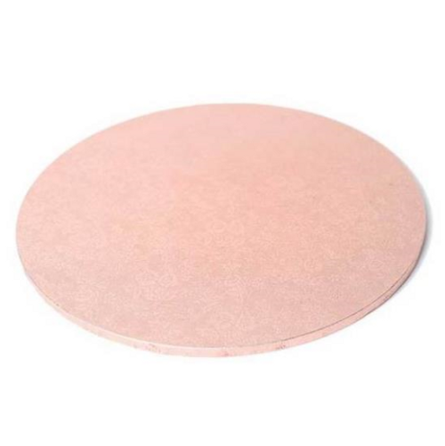 Round Masonite Cake Board - ROSE GOLD 10" / 25cm