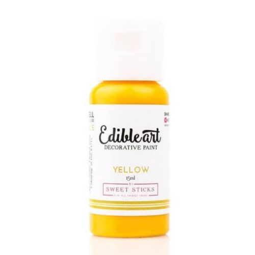 Edible Art Cake Paint by Sweet Sticks - YELLOW