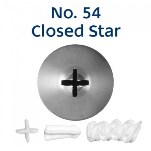 Piping Tip Closed Star (Drop Flower) - NO.54