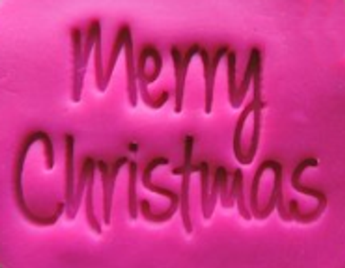 Cookie Embosser - 'Merry Christmas'