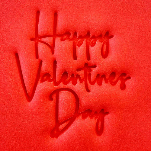 Cookie Embosser - Happy Valentines Day