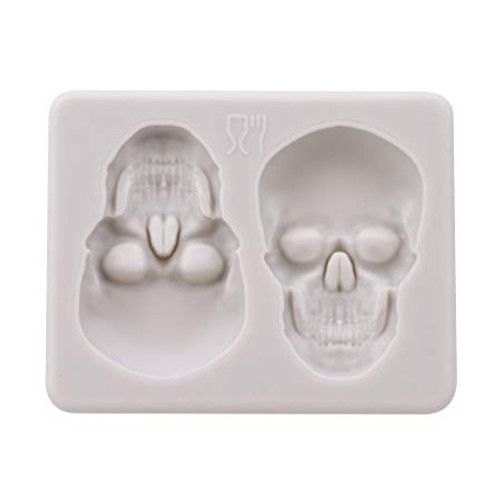 Silicone Mold - Skeleton Head Skull