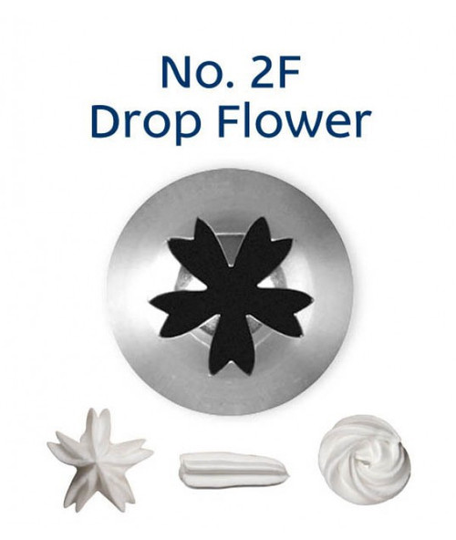 Piping Tip Closed Star (Drop Flower) No.2F