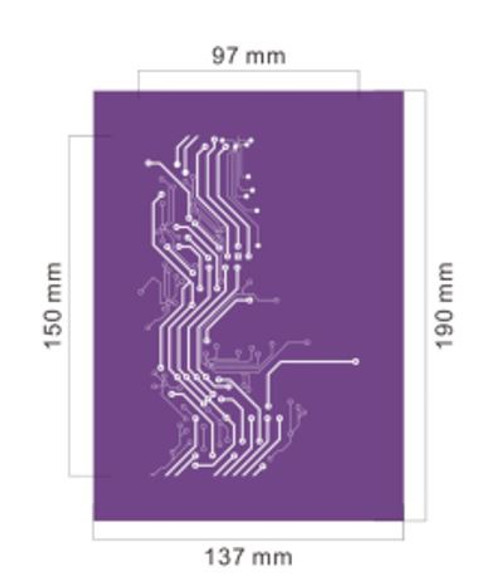 Mesh Cake Stencil - Circuit Board