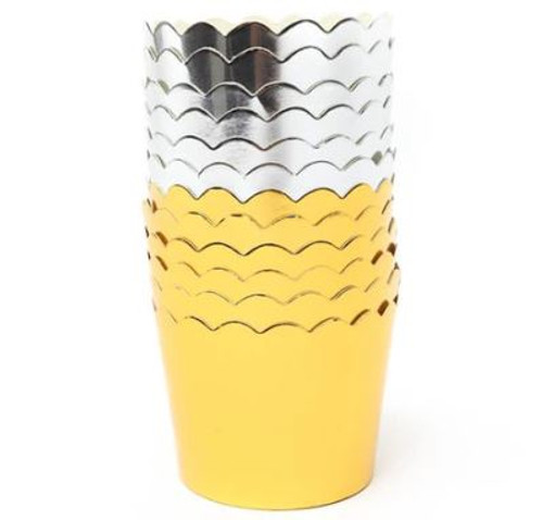 Foil Baking Cups - SILVER 25pc