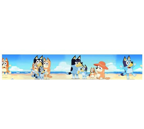 Novelty Ribbon - BLUEY HEELER FAMILY 25mm