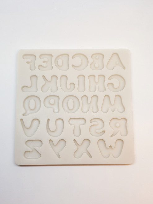 Chunky Uppercase Silicone Mold