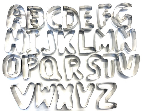  Tin Plate Cutter Set - Alphabet Uppercase