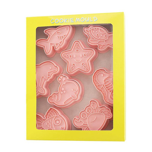 Assorted Sea Creatures Cookie Cutter Set 8pc