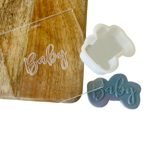 Baby Cookie Cutter and Raised Fondant Embosser