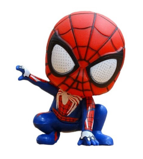 New Cute Spiderman Cartoon Anime Marvel Hero Doll Car Ornament Cake  Decoration | eBay