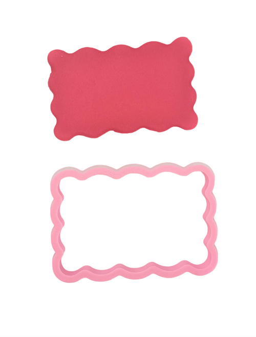Cookie Cutter | Wavy Rectangle Small