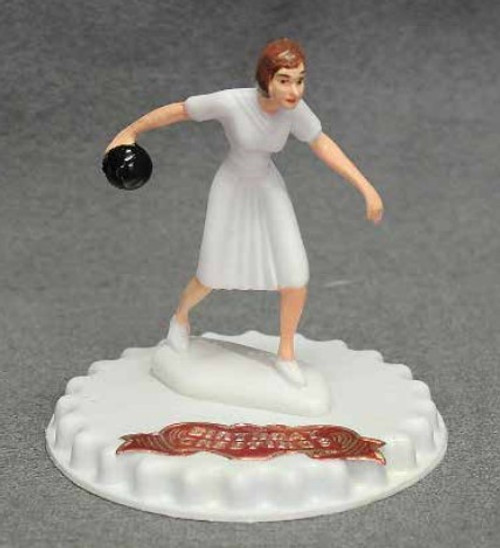 Cake Topper | Lawn Bowl Female Figurine